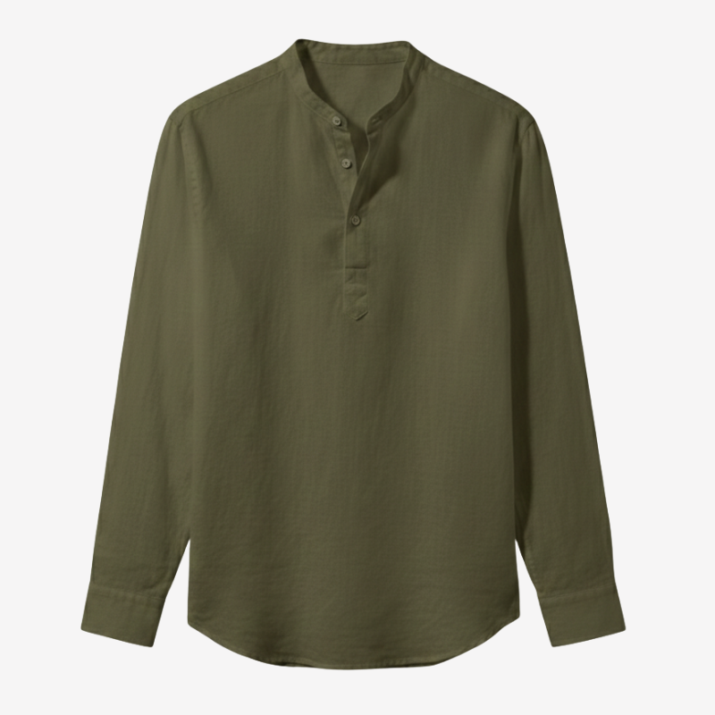 ヘンリーネックシャツ